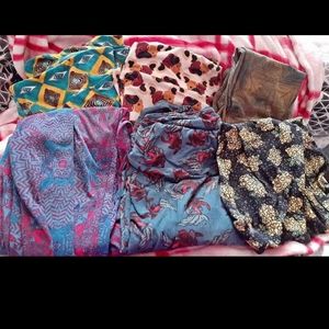 6 pairs of TC Lularue leggings
